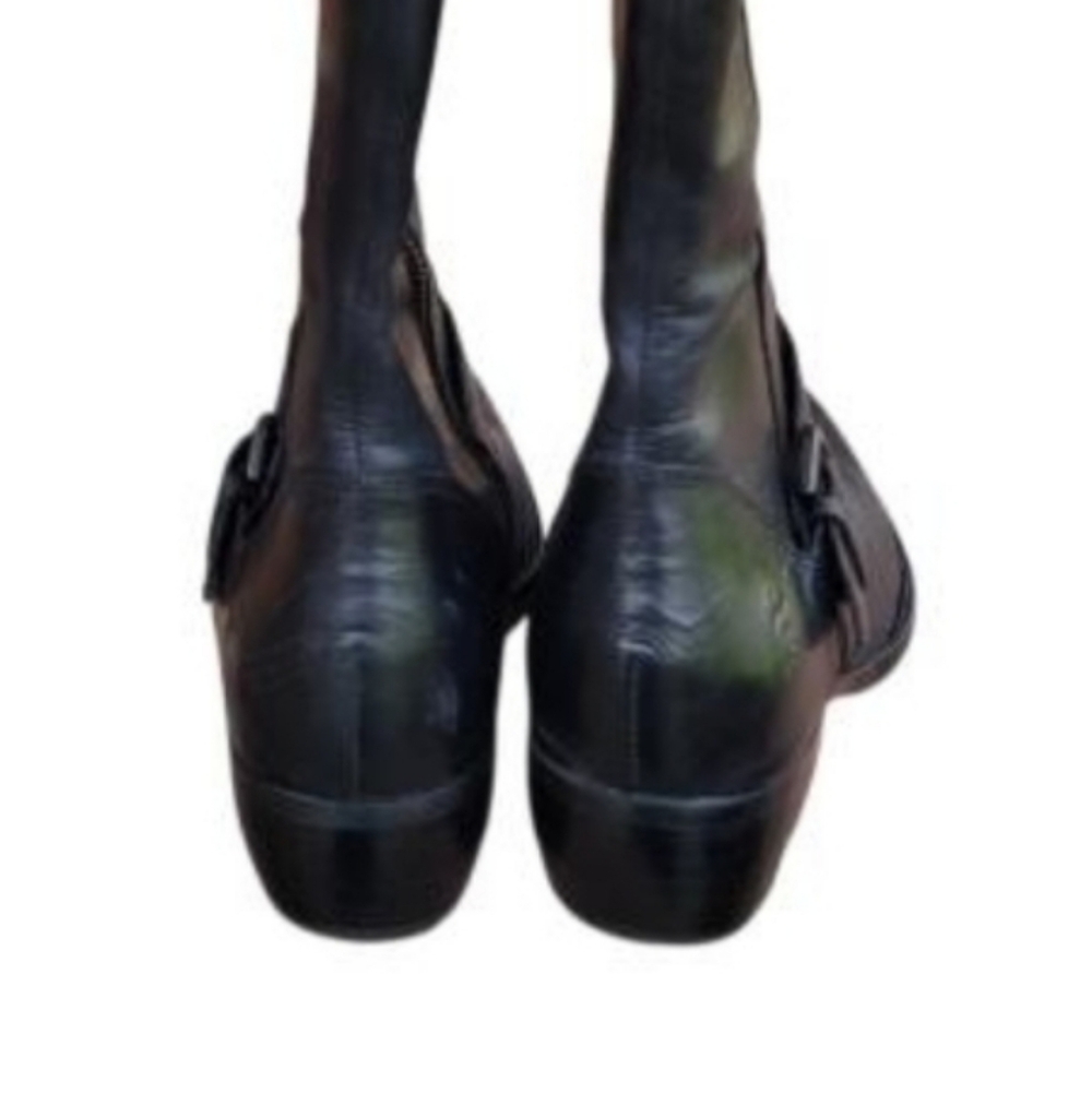 Born Lined Leather Jonsi Black Tall Riding Equestrian Ranch Boot Women 8.5 40 - Picture 8 of 11